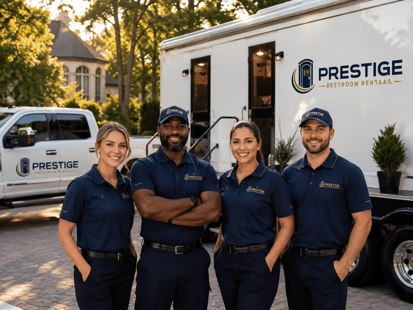 Trusted Luxury Portable Restrooms company in Aimwell, LA